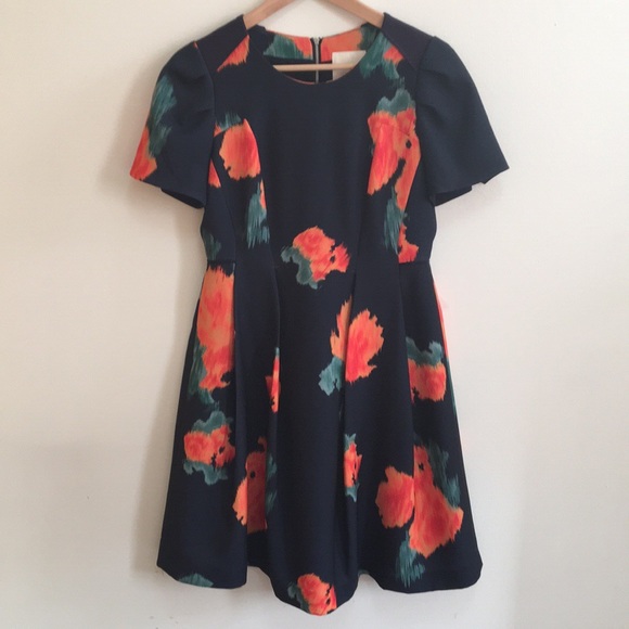 Anthropologie Mcginn Poppy Palette Dress - size 6 - Picture 2 of 7